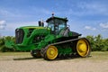 John Deere 9530 T tractor with tracks Royalty Free Stock Photo