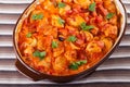 Casserole with chicken, potatos and tomatos Royalty Free Stock Photo