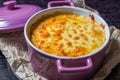 Casserole in a pan Royalty Free Stock Photo
