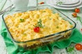 Casserole with pasta and minced meat Royalty Free Stock Photo