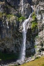 Casset waterfall in Valgaudemar, Hautes Alpes, Alps, France Royalty Free Stock Photo