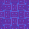 Cassette colour seamless pattern