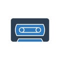 Cassette Icon Royalty Free Stock Photo