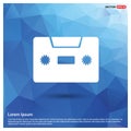 Cassette icon Royalty Free Stock Photo