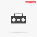 Cassette Recorder flat vector icon