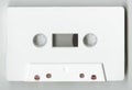 Cassette tape isolated on a white background. Royalty Free Stock Photo