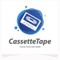 Cassette Tape Logo Design Template