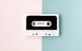 Cassette for tape recorder or walkman, in happy pastel colors