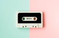 Cassette for tape recorder or walkman, in happy pastel colors