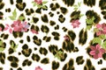 Cassic leopard seamless repeating pattern Royalty Free Stock Photo