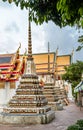 Cassical Thai architecture in Wat Pho public temple in Bangkok, Thailand. Royalty Free Stock Photo