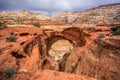 Cassidy Arch in Capitol Reef National Park Royalty Free Stock Photo