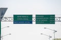 Cassilandia, Mato Grosso do Sul, Brazil - 05 08 2022: Sign at the arrival of the Brazilian city Cassilandia