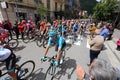 Cassino, Italy - May 16, 2019: the sixth stage of the 102nd Tour of Italy Cassino-San Giovanni