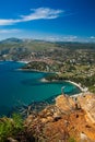 Cassis view from Route de Cretes Royalty Free Stock Photo