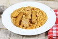Cassoulet plate French specialty