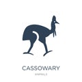 cassowary icon in trendy design style. cassowary icon isolated on white background. cassowary vector icon simple and modern flat Royalty Free Stock Photo