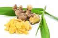 Cassumunar ginger, a basic ingredient for Thai massage oil.