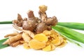 Cassumunar ginger, a basic ingredient for Thai massage oil.