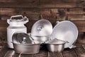 Cast aluminium pots