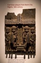 Cast brass plaques from Benin City Nigeria, British Museum