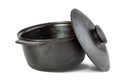 Cast iron cauldron Royalty Free Stock Photo