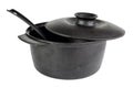 Cast iron cauldron Royalty Free Stock Photo