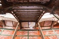 Cast iron circular staircase in Fort Alexander Chumnoy Royalty Free Stock Photo