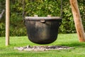 Cast Iron Cooking Caldron Royalty Free Stock Photo