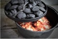 Cast Iron Dutch Oven Pasta With Lid Open