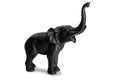 Cast iron elephant miniature sculpture Royalty Free Stock Photo