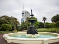 Cast Iron Fountain at Albert Park, Auckland, New Zealand Royalty Free Stock Photo