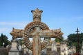 Cast iron grave ornament in France Royalty Free Stock Photo