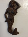 Cast iron mermaid decoration salt Life