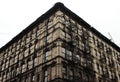 Cast-iron stairs to exit the fire on the houses of Manhattan