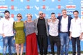 Cast TV Series Gomorra at Giffoni Film Festival 2016 Royalty Free Stock Photo