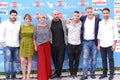 Cast TV Series Gomorra at Giffoni Film Festival 2016 Royalty Free Stock Photo