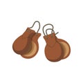 Castanets. Musical instrument. Royalty Free Stock Photo