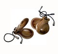 Castanets, percussion musical instrument Royalty Free Stock Photo
