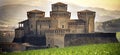 Caste horizontal background - italy web banner emilia romagna region parma province local landmarks castle of
