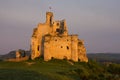 Caste ruins at the sunrise