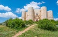 Castel del Monte, famous medieval fortress in Apulia, southern Italy. Royalty Free Stock Photo