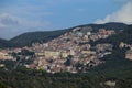 Panorama di Rocca di Papa vista da Castel Gandolfo