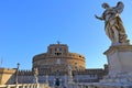 Castel Sant Angelo Castle Bernini Angels Ponte Bridge Royalty Free Stock Photo