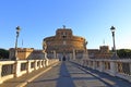 Castel Sant Angelo Castle Bernini Angels Ponte Bridge Royalty Free Stock Photo