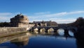 Castel Sant`Angelo, reflection, river, water, landmark