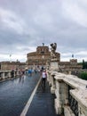 Castel Sant`Angelo, St. Angelo Bridge sculptures