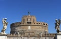 Castel Ponte Sant Angelo Vatican Castle Bernini Angels Rome Italy Royalty Free Stock Photo