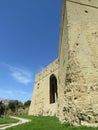 Castel Sant`Elmo a medieval fortress located on a hilltop near the Certosa di San Martino. Naples, Italy. Royalty Free Stock Photo