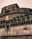 Castel Santangelo in Winter, Rome Royalty Free Stock Photo